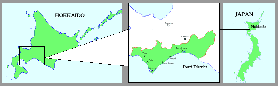 Iburi map